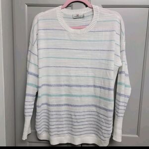 Vineyard Vines Top Knit Long sleeves  Medium Pastel Colors Relaxed Fit